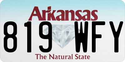 AR license plate 819WFY