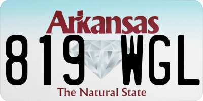 AR license plate 819WGL