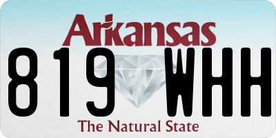 AR license plate 819WHH