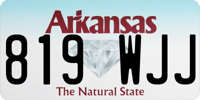AR license plate 819WJJ