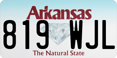 AR license plate 819WJL