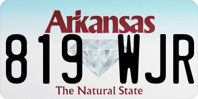 AR license plate 819WJR