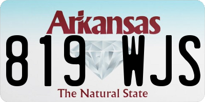 AR license plate 819WJS