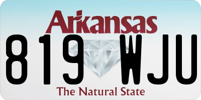AR license plate 819WJU