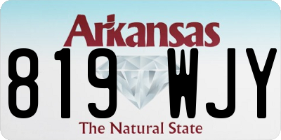 AR license plate 819WJY