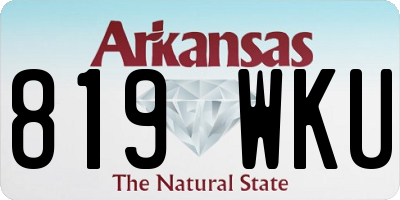 AR license plate 819WKU