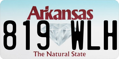 AR license plate 819WLH