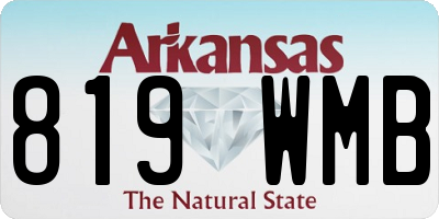 AR license plate 819WMB