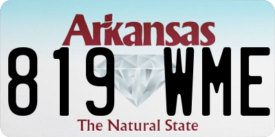 AR license plate 819WME