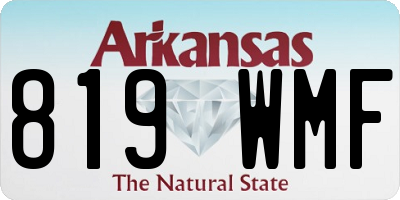 AR license plate 819WMF