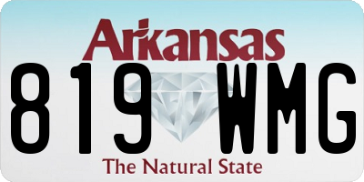 AR license plate 819WMG