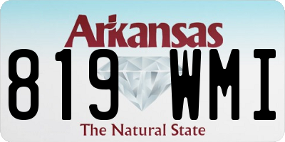 AR license plate 819WMI
