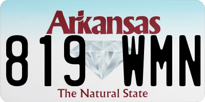 AR license plate 819WMN
