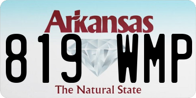 AR license plate 819WMP