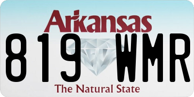 AR license plate 819WMR