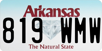 AR license plate 819WMW