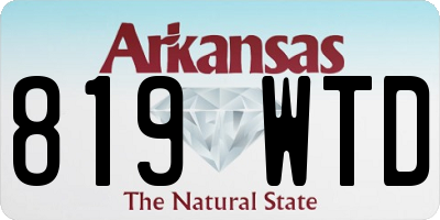 AR license plate 819WTD