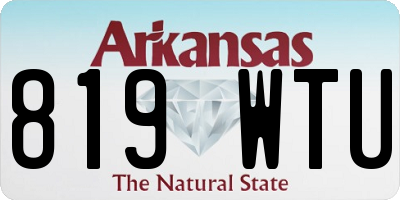 AR license plate 819WTU