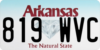 AR license plate 819WVC