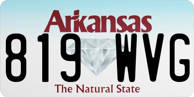 AR license plate 819WVG