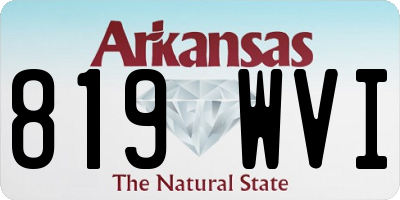 AR license plate 819WVI
