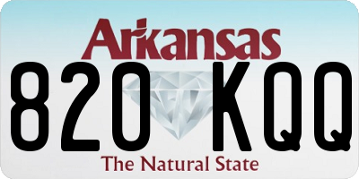 AR license plate 820KQQ