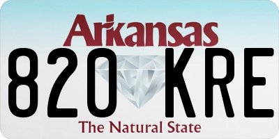 AR license plate 820KRE