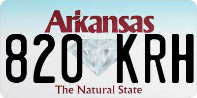 AR license plate 820KRH