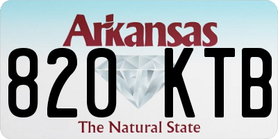 AR license plate 820KTB