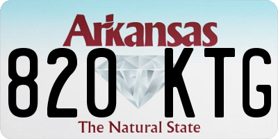 AR license plate 820KTG