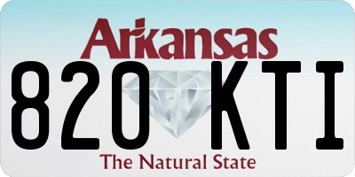 AR license plate 820KTI