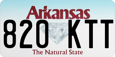 AR license plate 820KTT