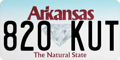 AR license plate 820KUT