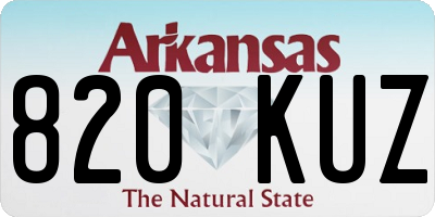 AR license plate 820KUZ