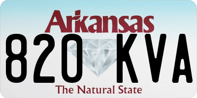 AR license plate 820KVA