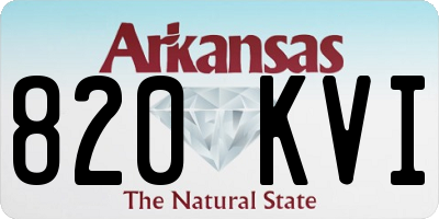 AR license plate 820KVI