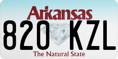 AR license plate 820KZL