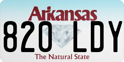 AR license plate 820LDY