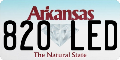 AR license plate 820LED