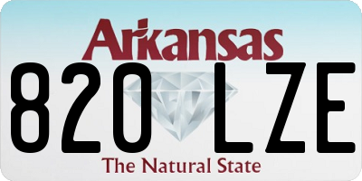 AR license plate 820LZE