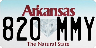AR license plate 820MMY