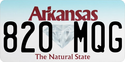 AR license plate 820MQG