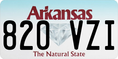 AR license plate 820VZI