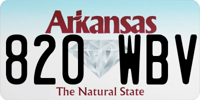 AR license plate 820WBV