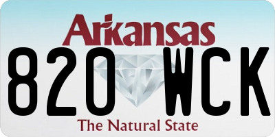 AR license plate 820WCK