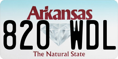 AR license plate 820WDL