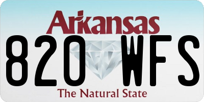 AR license plate 820WFS