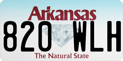 AR license plate 820WLH