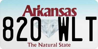 AR license plate 820WLT