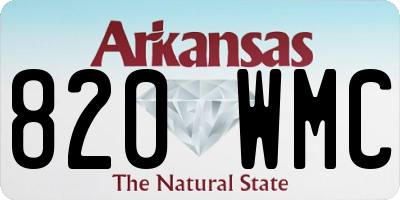 AR license plate 820WMC